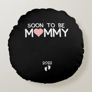 Soon To Be Mommy 2022 Mother's Day First Time Round Pillow