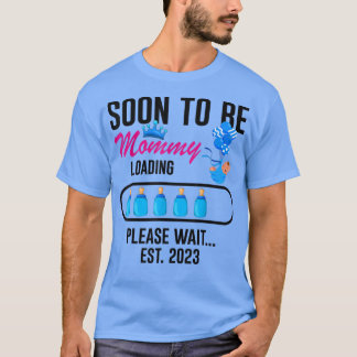 Soon To Be Mommy 2023 Tee Promoted To Mommy Est 20