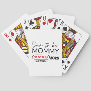 Soon to Be Mommy 2025 Valentine Day Pregnancy Playing Cards