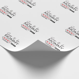 Soon to Be Mommy 2025 Valentine Day Pregnancy Wrapping Paper