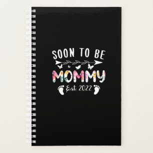 Soon To Be Mommy Est 2022 Floral New Grandma Planner