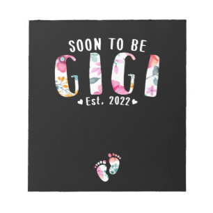 Soon To Be Mommy Est 2022 Pregnancy Announcement Notepad