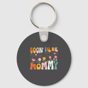 Soon To Be Mommy Est 2025 New Mom Pregnancy Announ Keychain