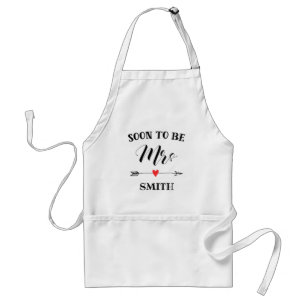 Soon to be Mrs. personalized name Standard Apron