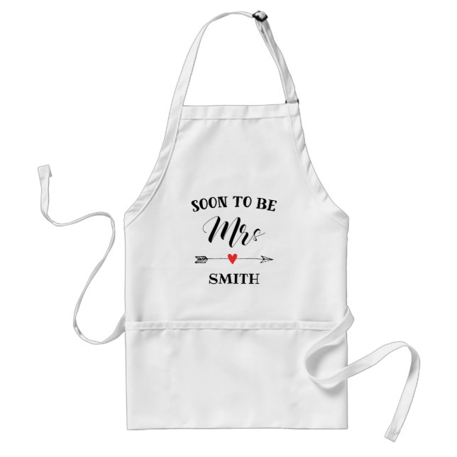 Soon to be Mrs. personalized name Standard Apron (Front)