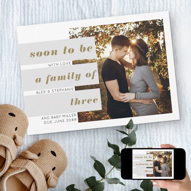  Soon to Be Photo Text Block Overlap Pregnancy Announcement (Creator Uploaded)