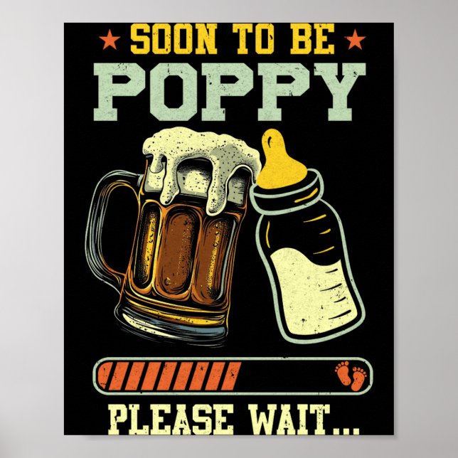 Soon To Be Ppy Est 2025 Pregnancy Announcement L  Poster (Front)