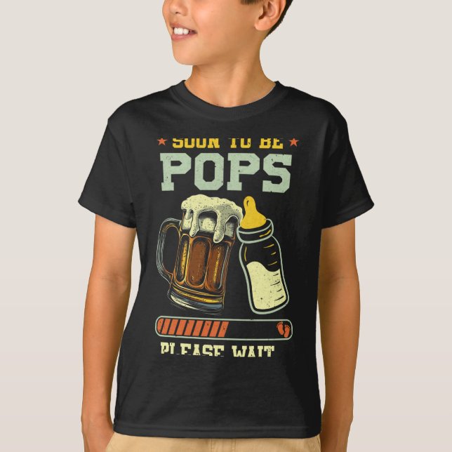 Soon To Be Ps Est 2025 Pregnancy Announcement Lo  T-Shirt (Front)