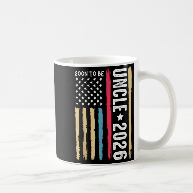 Soon To Be Uncle 2026 Becoming New Uncle To Be Ann Coffee Mug (Right)