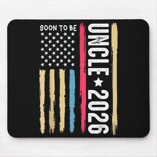 Soon To Be Uncle 2026 Becoming New Uncle To Be Ann Mouse Pad (Front)