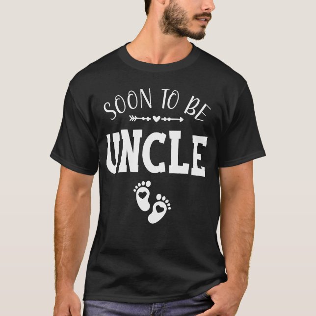 Soon to Be Uncle Promoted to Uncle Men T-Shirt (Front)