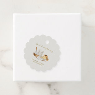 Soon to be whisked away bridal shower favour tags
