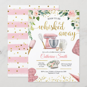 Soon to be Whisked Away Bridal Shower Invitation