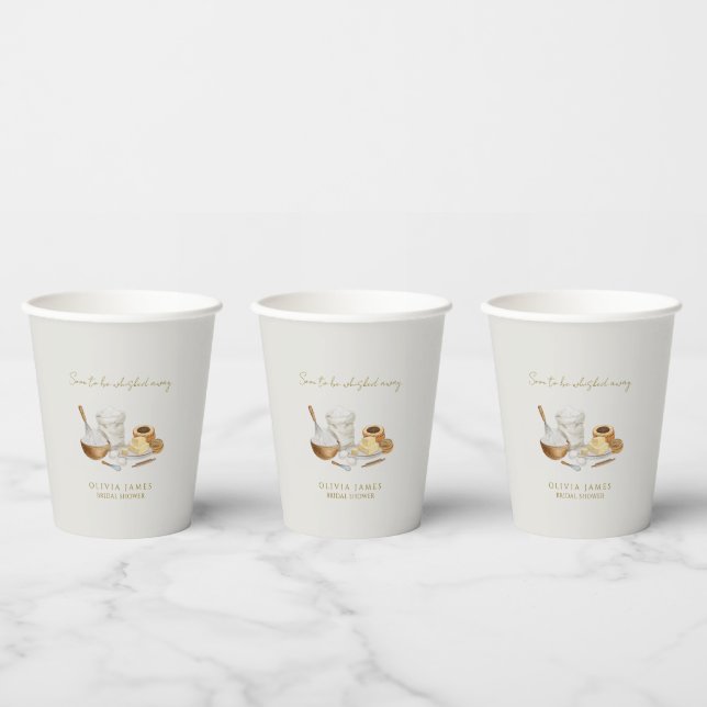 Soon to be whisked away bridal shower paper cups (Multi)