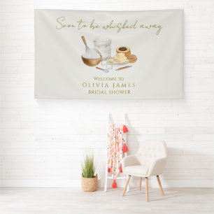 Soon to be whisked away bridal shower welcome sign