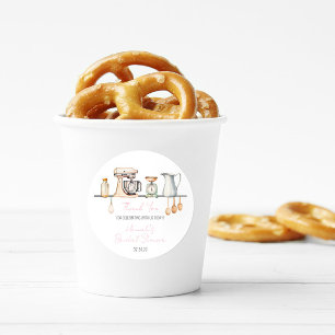 Soon-to-be Whisked Away! Kitchen Bridal Shower Classic Round Sticker