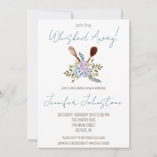 Soon-to-be Whisked Away! Kitchen Bridal Shower Invitation
