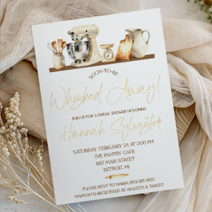 Soon-to-be Whisked Away! Kitchen Bridal Shower Invitation