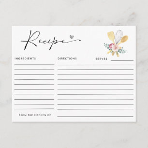 SOON TO BE WHISKED AWAY Recipe Card