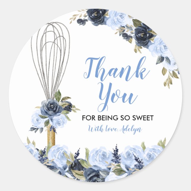 Soon to be Whisked Away Thank You for being here Classic Round Sticker (Front)