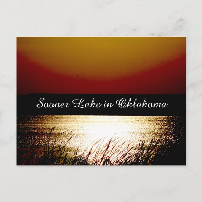 Sooner Lake Postcard (Front)