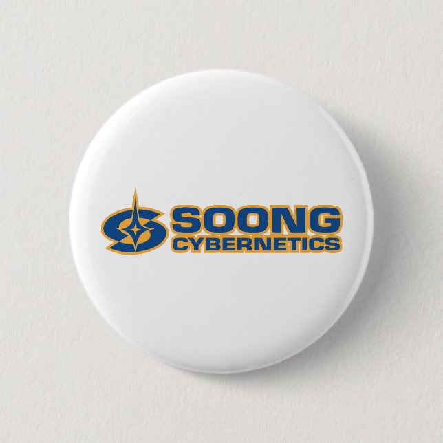 Soong Cybernetics - Noonien Soong 2 Inch Round Button (Front)