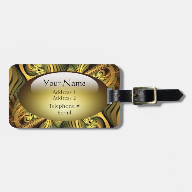 Soother Luggage Tag (Front Horizontal)