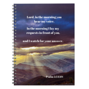 Soothing Bible Verse Notebook