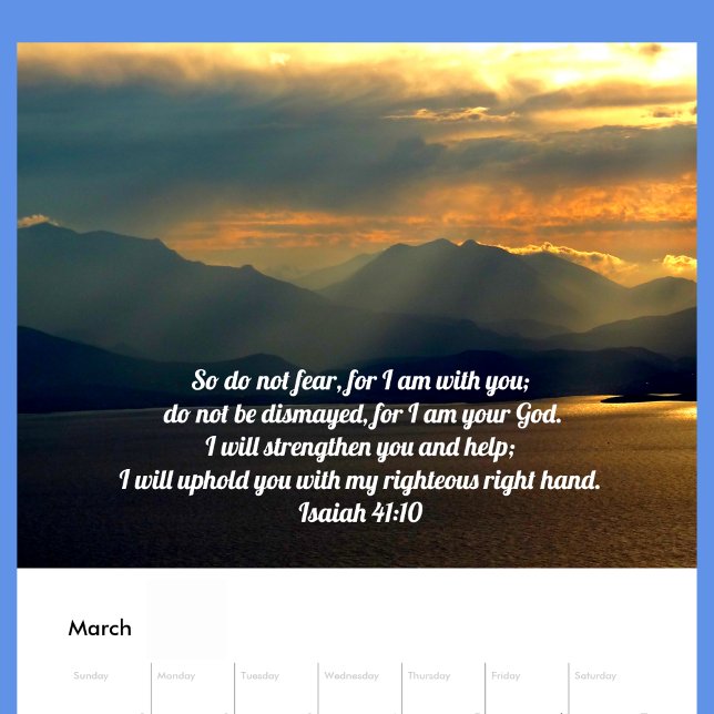 Soothing Bible Verses Custom Christian Calendar (Creator Uploaded)