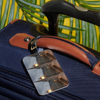 soothing colors and harmonious details. luggage tag