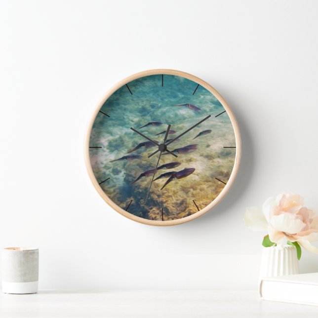 Soothing Underwater World  Clock (Home)