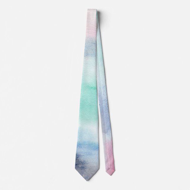Soothing Watercolor Tie (Front)