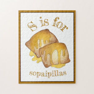 Sopaipilla Sopapilla Cachanga Sopaipa Fried Pastry Jigsaw Puzzle