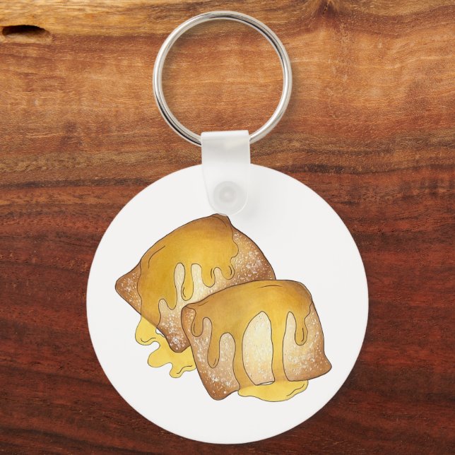 Sopaipilla Sopapilla Cachanga Sopaipa Fried Pastry Keychain (Front)