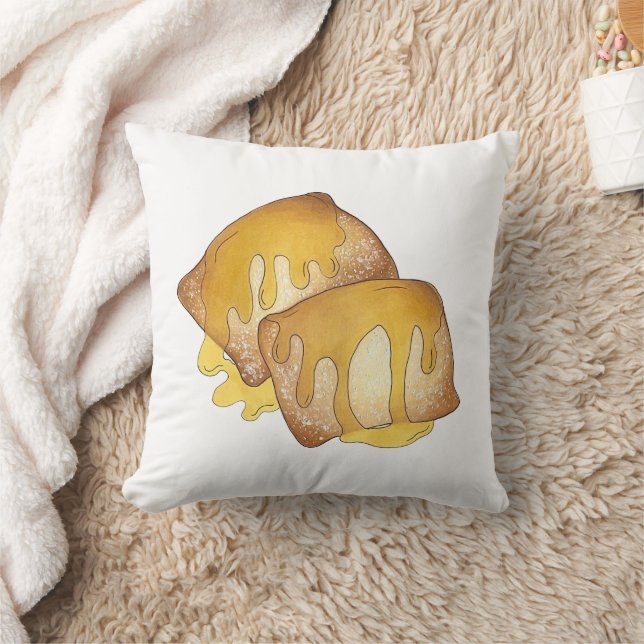Sopaipilla Sopapilla Cachanga Sopaipa Fried Pastry Throw Pillow (Blanket)