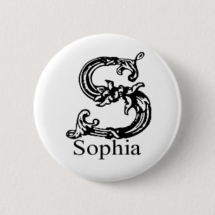 Sophia 2 Inch Round Button