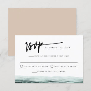 SOPHIA   Carte Tropical Ocean Watercolor RSVP