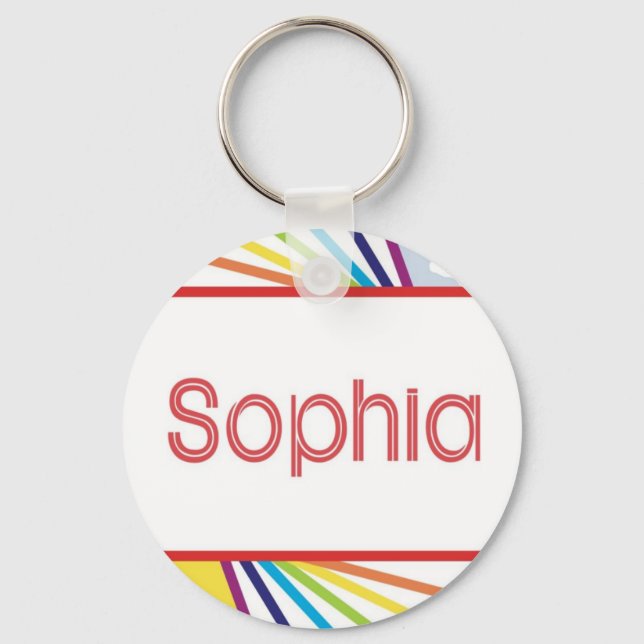 Sophia Keychain (Front)