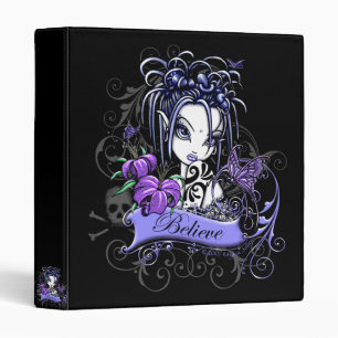 "Sophia Lilly" Believe Fairy Art Avery Binder