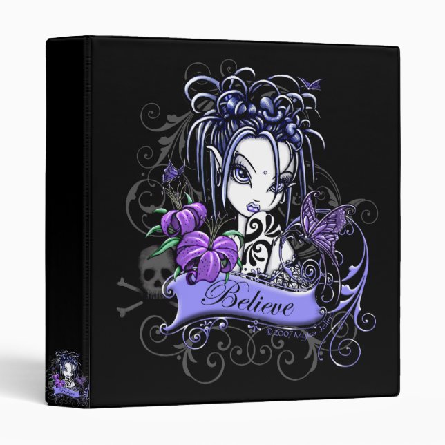 "Sophia Lilly" croient le classeur féerique (Devant/Côté)