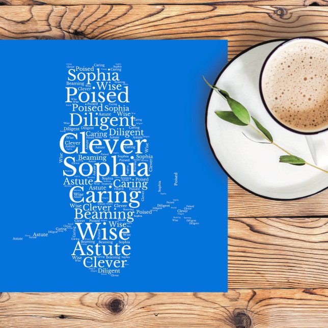 Sophia Name Cloud Customizable Poster (Creator Uploaded)