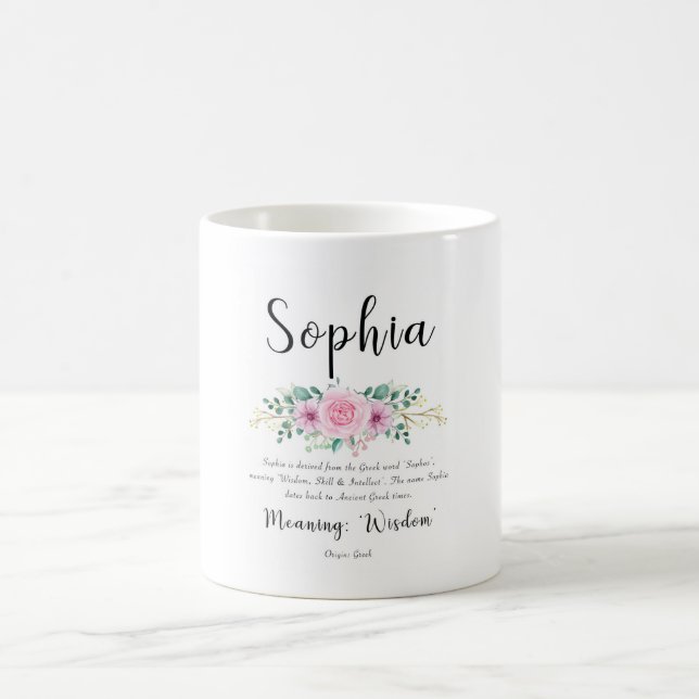 Sophia Name Signifie Mug (Centre)