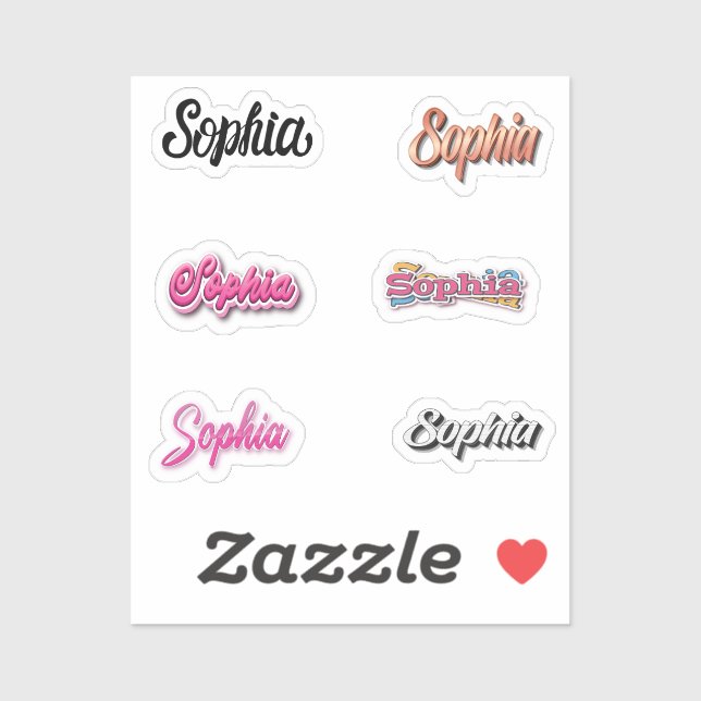 Sophia Sticker Pack (Feuille)