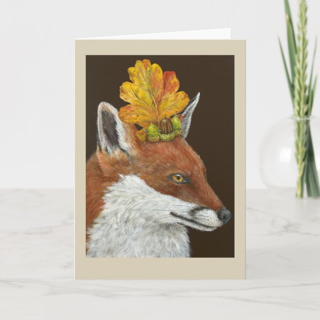 Sophia the fox greeting card (Front)