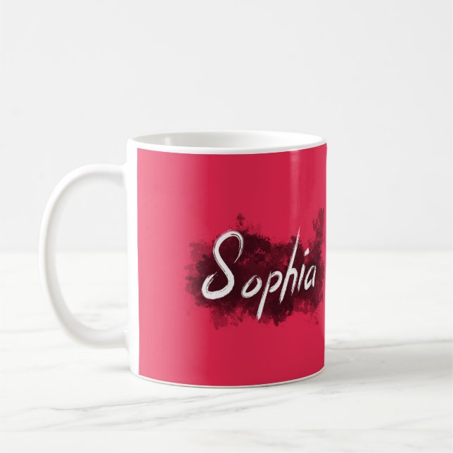 Sophia - votre nom sur la tasse - le meilleur (Gauche)