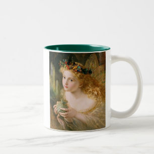 Sophie AndersonTake the Fair Face of Woman Two-Tone Coffee Mug