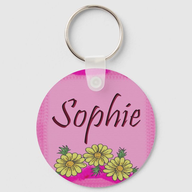 Sophie Daisy Keychain (Front)