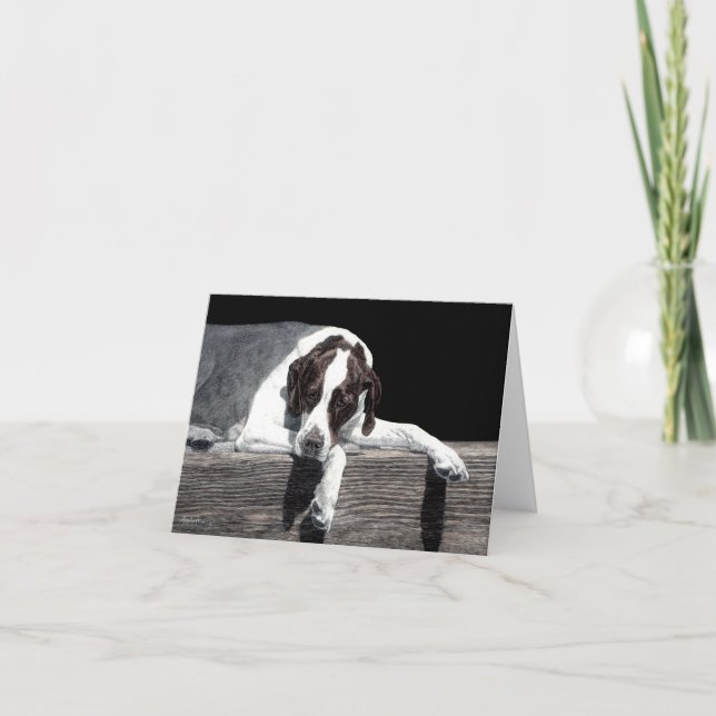 "Sophie" - English Pointer Card (Front)