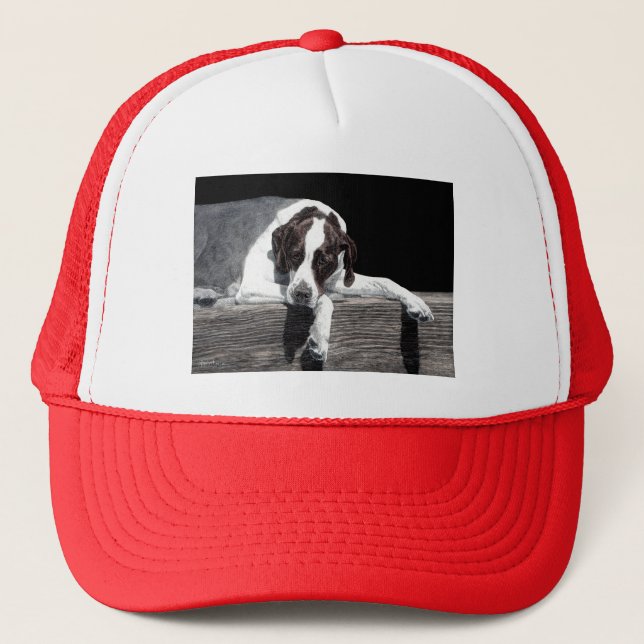 "Sophie" - English Pointer Trucker Hat (Front)