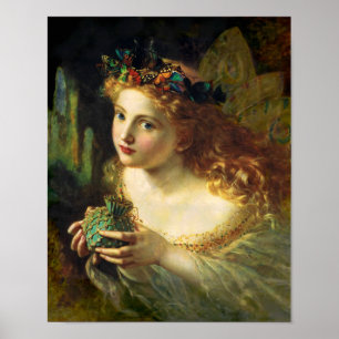Sophie Gengembre Anderson Fairy Poster